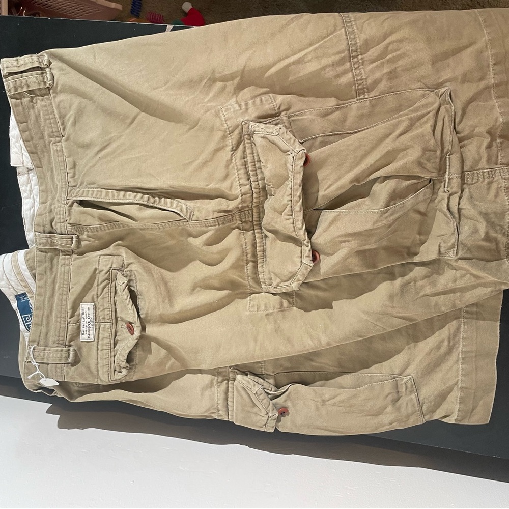 Men's Tan Cargo Shorts